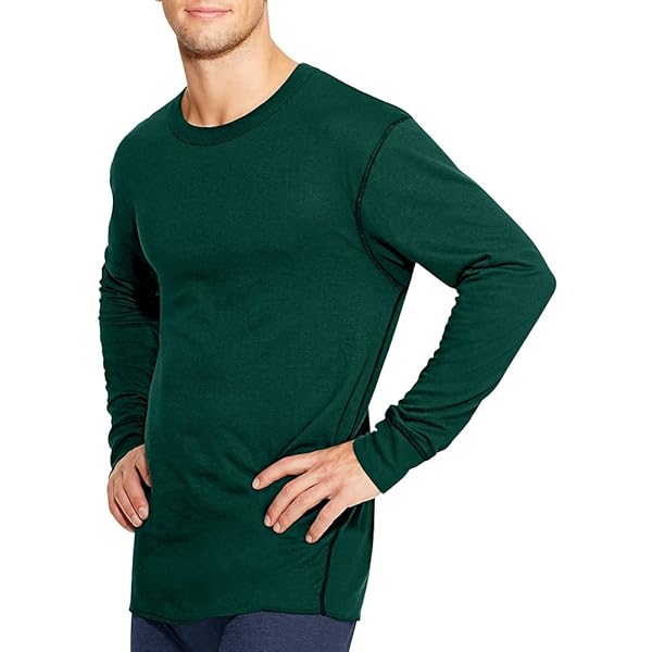 Duofold Men's Mid-Weight Wicking Crew Neck Top, Forest Grove